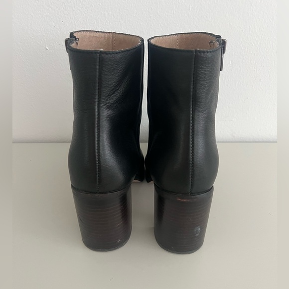 Madewell The Greer Boot in Leather (size: 8) (color: true black) - Picture 9 of 10